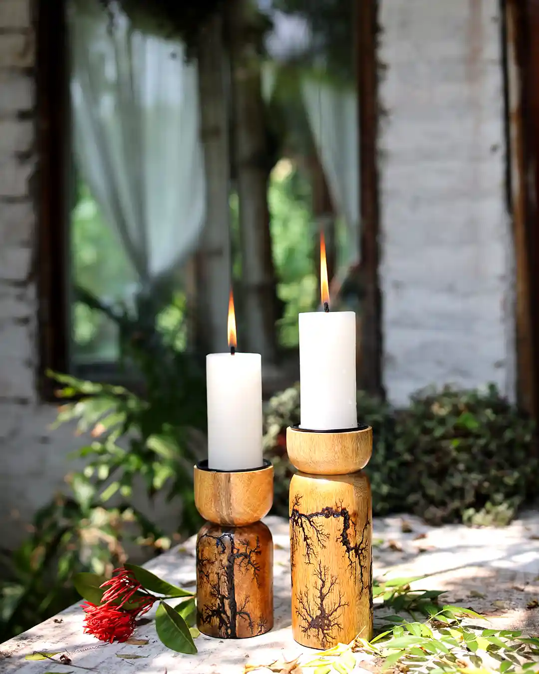 Earth Ember Candle Stands
