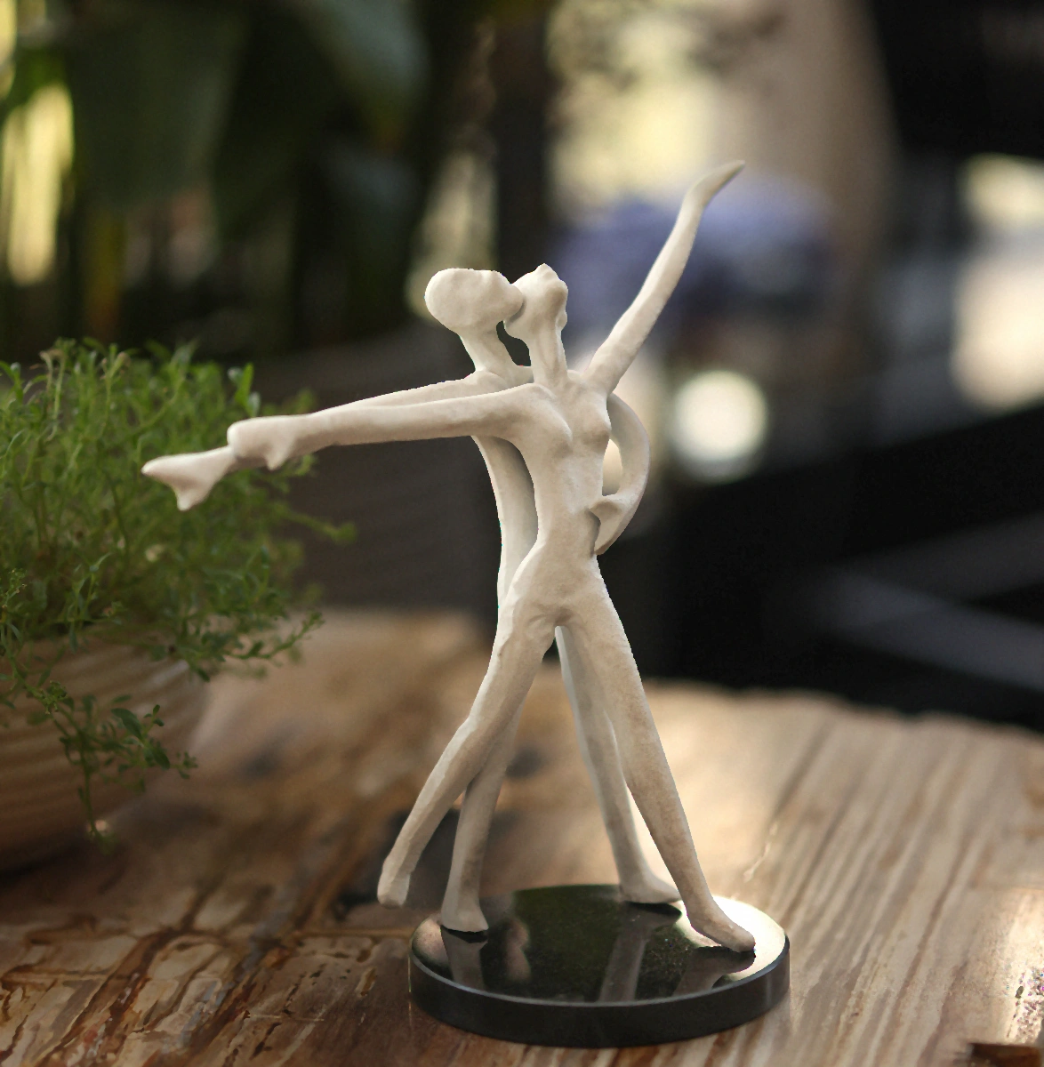 Marble Couple Sculpture