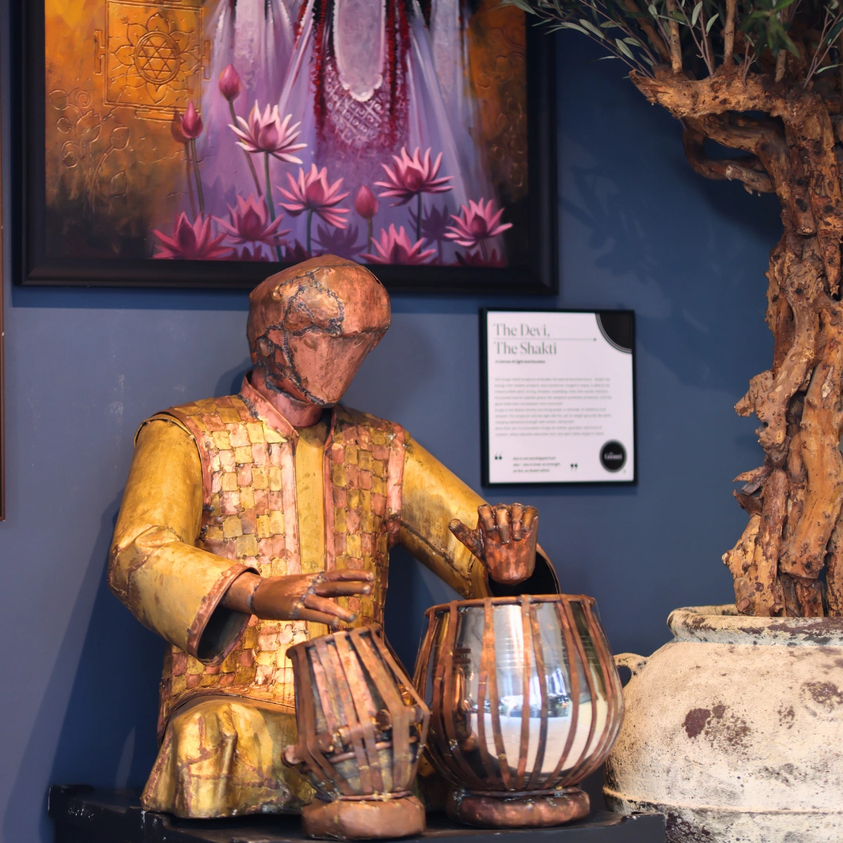 Tabla Player - Sculpture